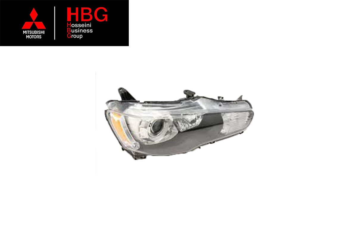 پوسته چراغ جلو راست (هالوژن) اصلی میتسوبیشی ( Genuine parts ) - لنسر
